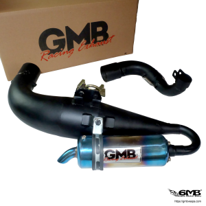GMB Racing Exhaust PX150 Curly Rainbow Silencer