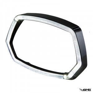 A-Plus Headlamp Rim for Vespa Sprint Black Gloss