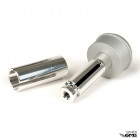 BGM Bar End All Vespa Modern Silver Colour
