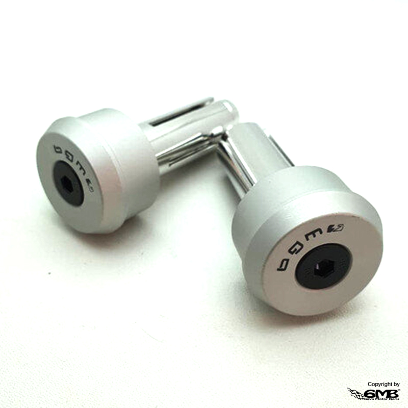BGM Bar End All Vespa Modern Silver Colour