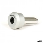 BGM Bar End All Vespa Modern Silver Colour