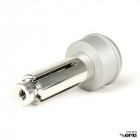 BGM Bar End All Vespa Modern Silver Colour