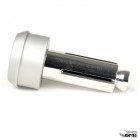 BGM Bar End All Vespa Modern Silver Colour