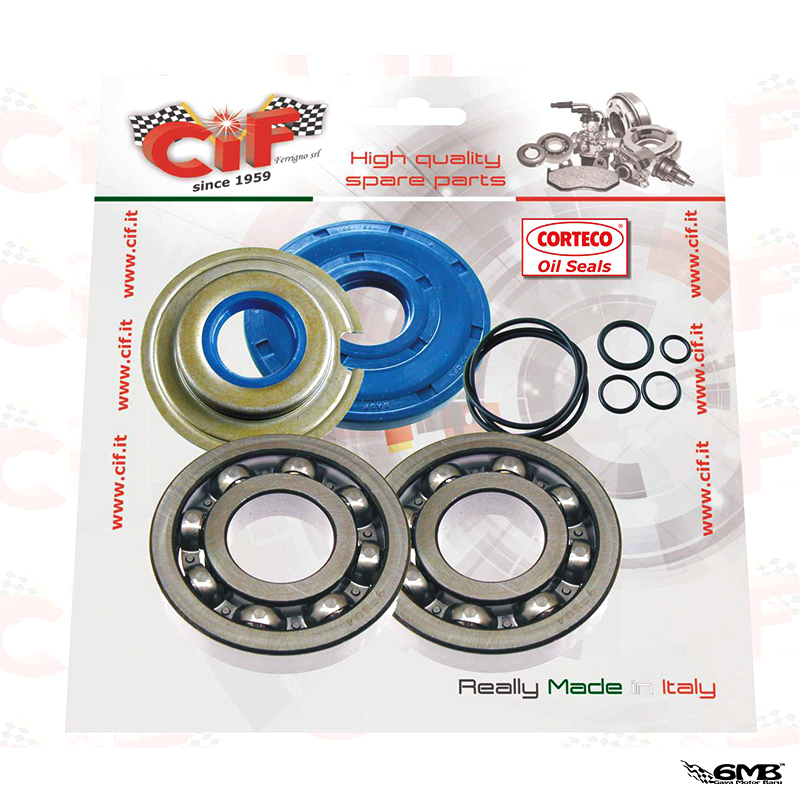 CIF Crankshaft Revision Kit for Vespa Sprint, Super, GTR, TS