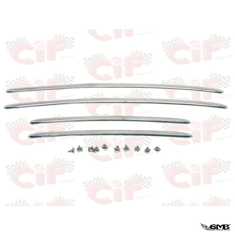 CIF Rear Hoods and Mudguard Alluminium Trim Set Vespa Sprint CIF Rear Hoods and Mudguard Alluminium Trim Set Vespa Sprint