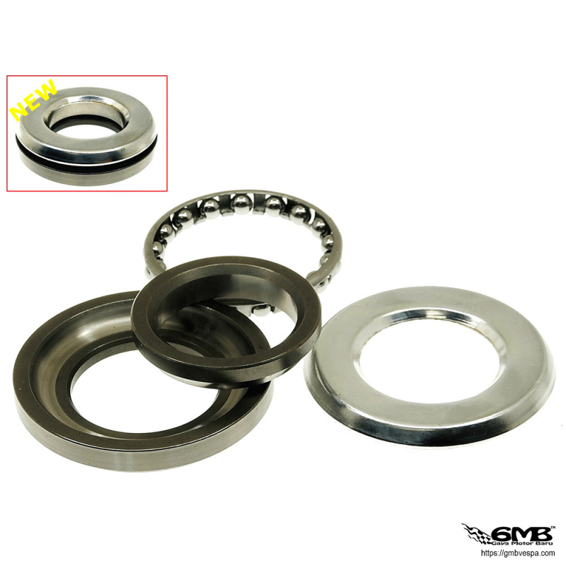 CIF Steering Head Complete Lower Bearing Ball Track All Vespa CIF Steering Head Complete Lower Bearing Ball Track All Vespa