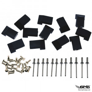 CIF Pads & Rivets Set  for Floor rail kit Vesp...