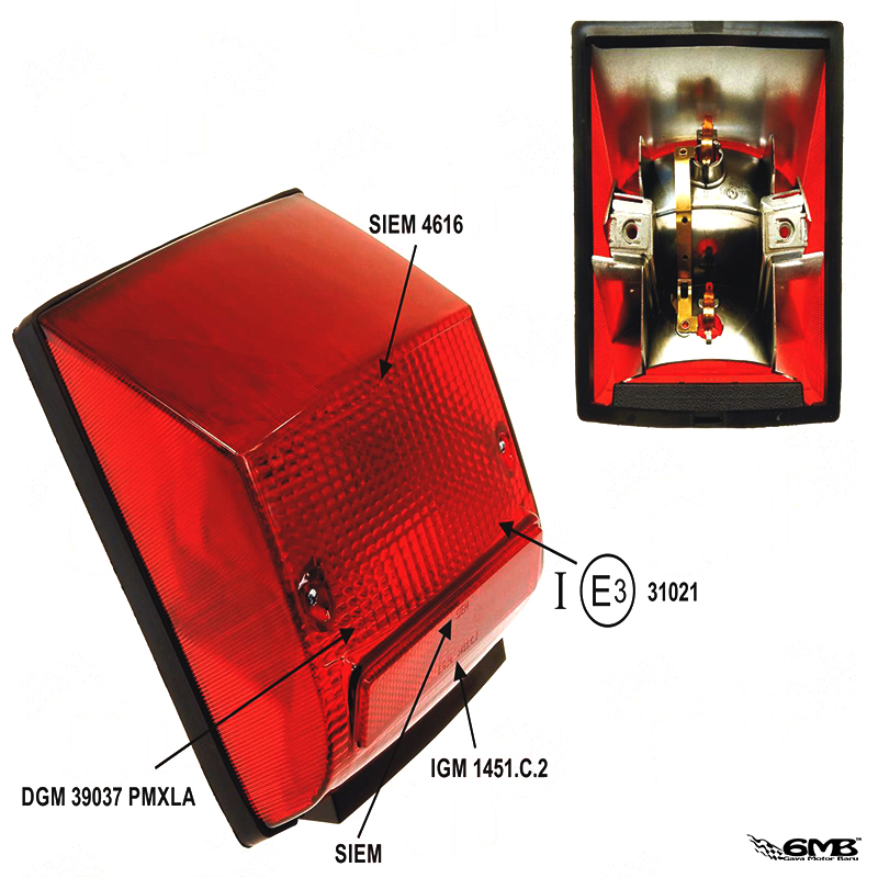 SIEM PX Arcobaleno Stop Lamp Assy