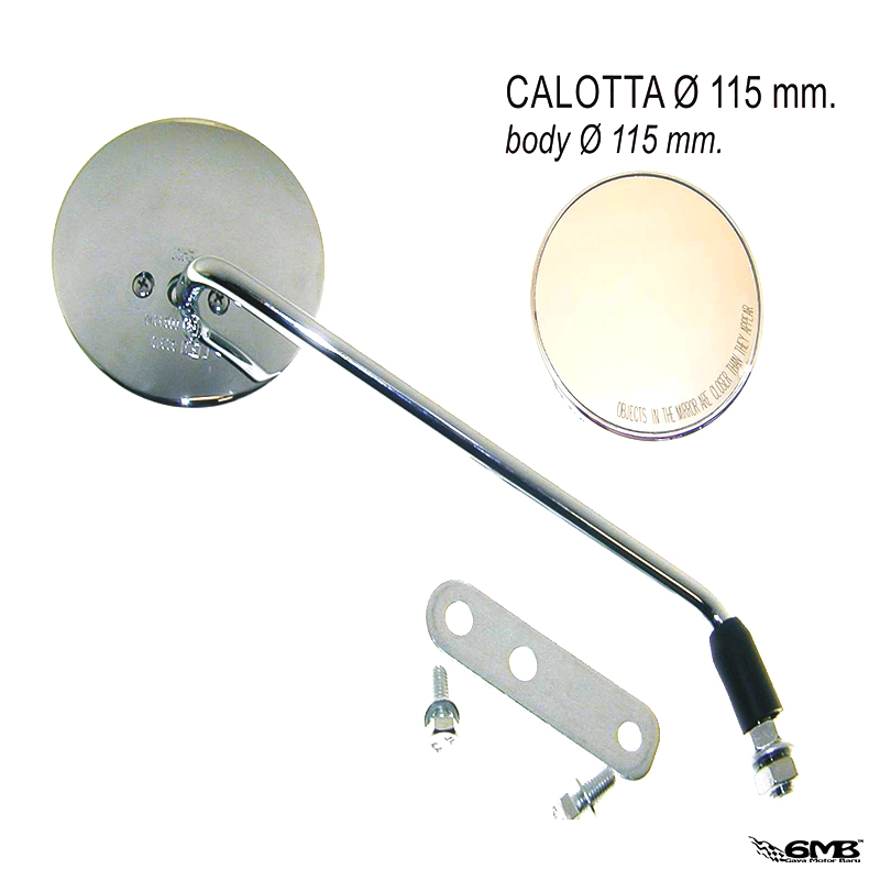 CIF Mirror High Chrome Vespa Clasic Right Side (FAR)