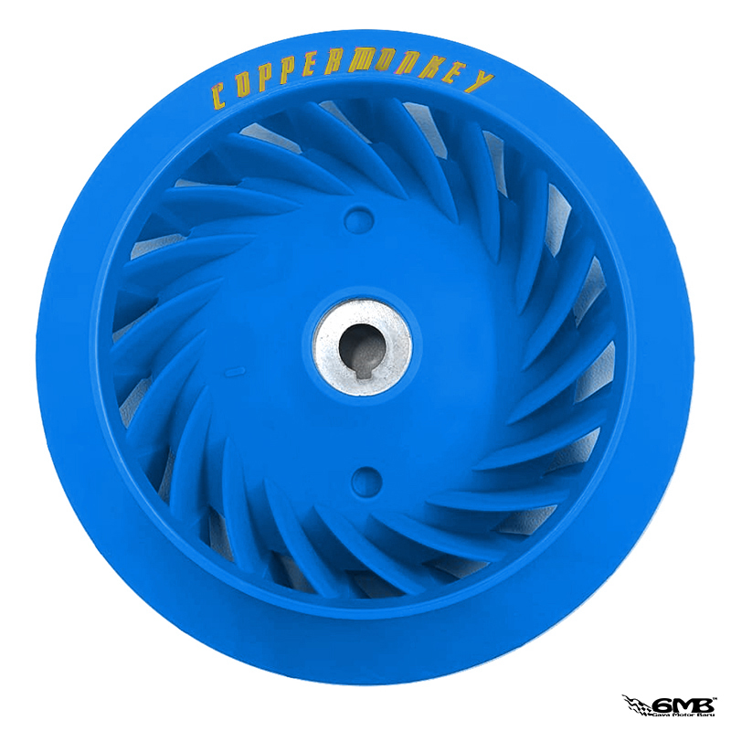 Copper Monkey Fan Wheel Blue Vespa Sprint & Primavera 3v or I-get