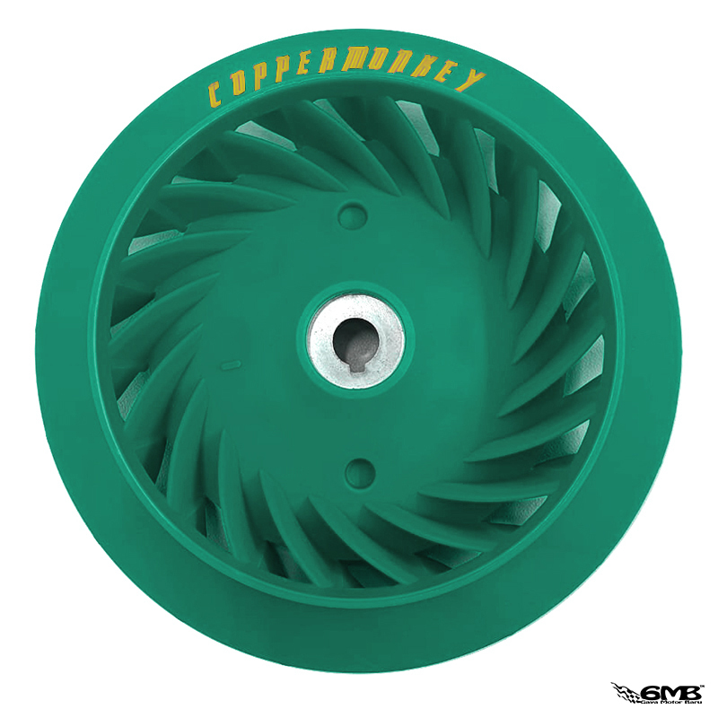 Copper Monkey Fan Wheel Green Vespa Sprint & Primavera 3v or I-get