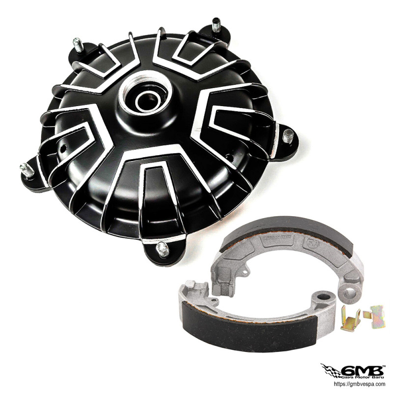 FA Italia Front Brake Drum Include Brake Shoes for Vespa PX FA Italia Front Brake Drum Include Brake Shoes for Vespa PX