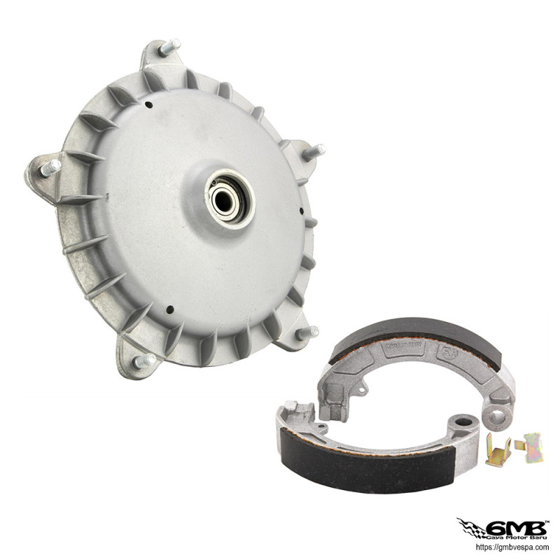 FA Italia Front Brake Drum PX, PXE, EXCEL including Brake Shoes