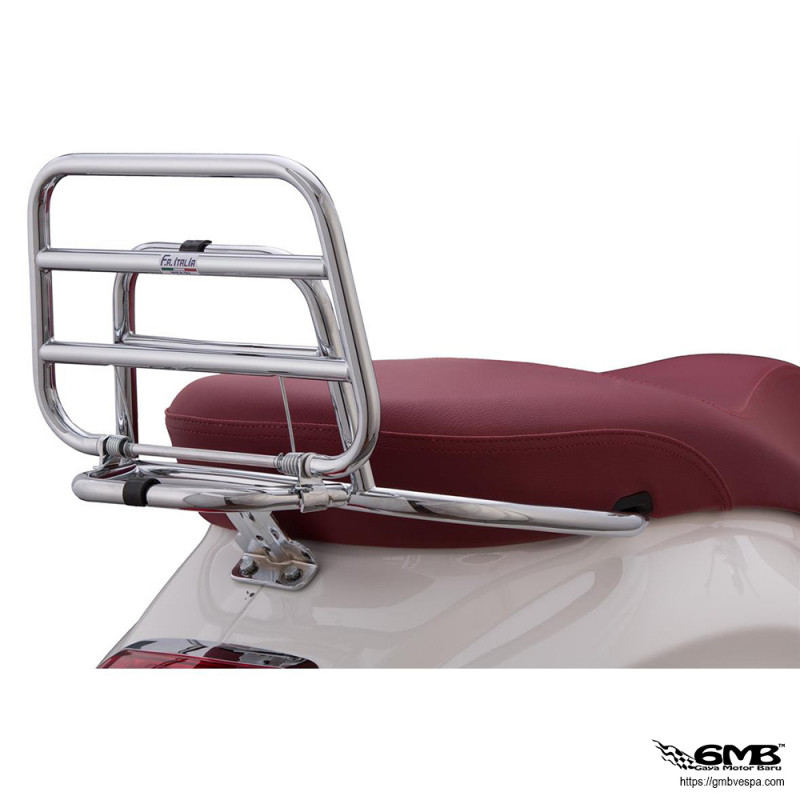 FA Italia Luggage Carrier Rear for Vespa Primavera/​Sprint Chrome
