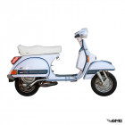 Giuliari Seat with Lock for Vespa PX (Yankee) White Colour