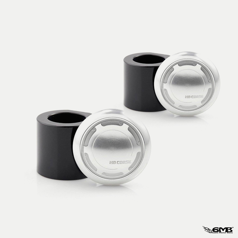 HD Corse Mirror Hole Cap Set Silver