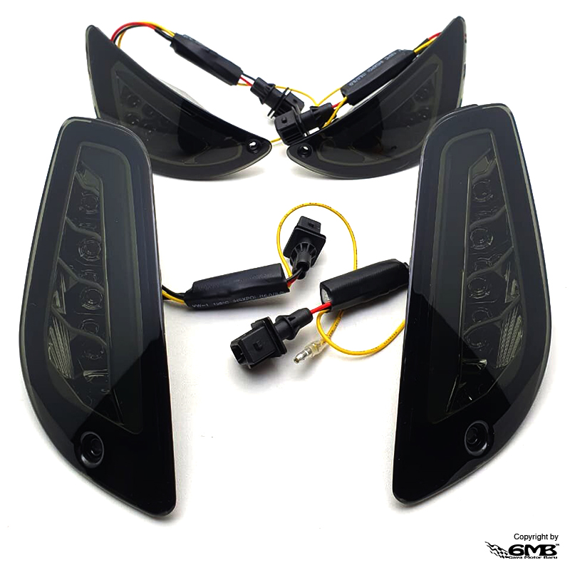 HD Corse Indicator V 2.0 Vespa LX & S Smoke