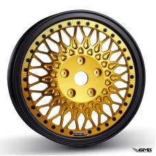 HD Corse C-Type 2 piece wheel Black Gold