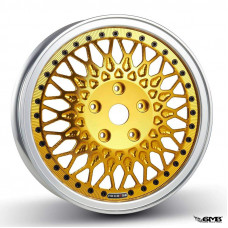 HD Corse C-Type 2 piece wheel Polished Gold