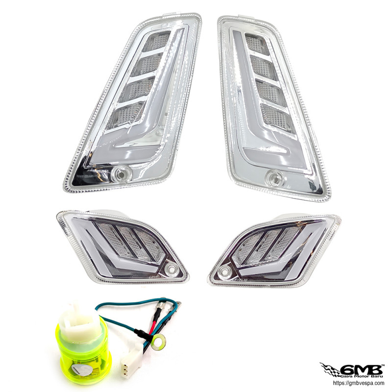 Level10 turn Signal Vespa GTS300 Clear