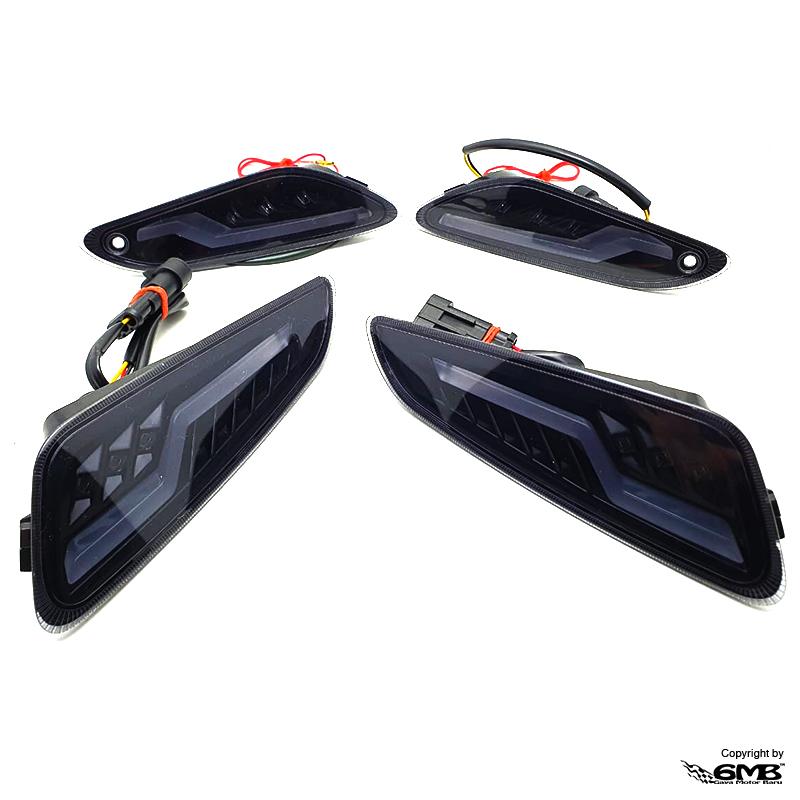 Level10 turn Signal Vespa Sprint & Primavera Smoke