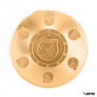 Marus Fuel Cap CNC All Modern Vespa Gold Marus Fuel Cap CNC All Modern Vespa Gold
