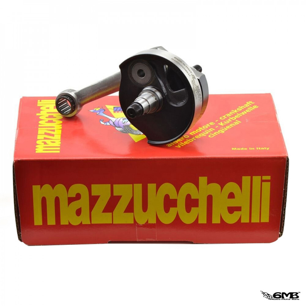 Mazzucchelli AMT028 Chrome Connecting Rod & Crankshaft Cone For Bee 50 / Early Moped Engines