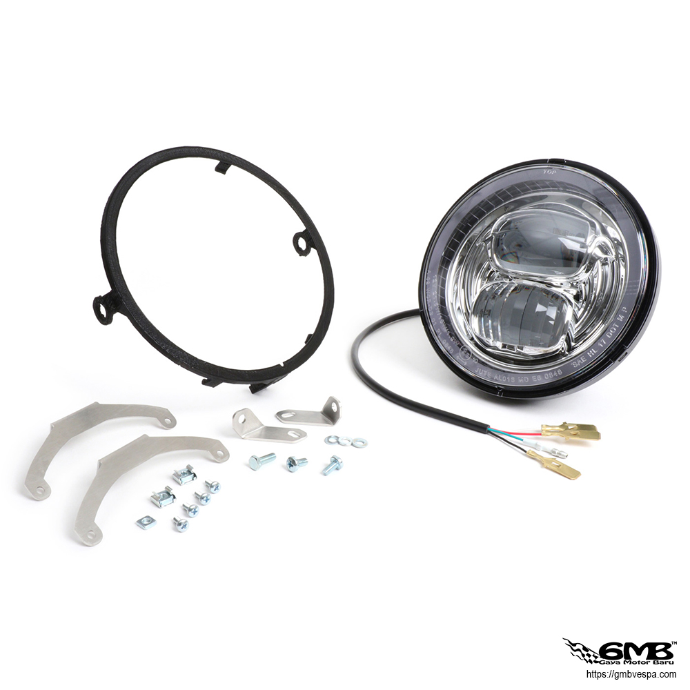 Moto Nostra Headlight Black Reflector for Vespa PE...