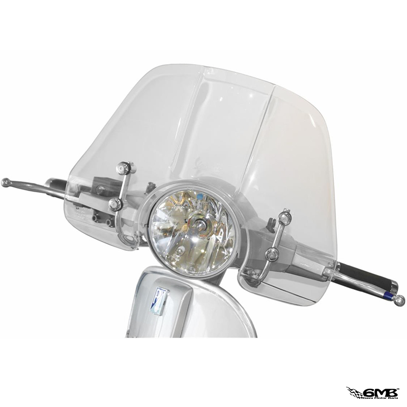 Piaggio Flyscreen incl. Mounting Material for Vespa PX - Transparent