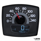 SIP Speedometer/Rev Counter 2.0 140Kmh Carbon Look for Vespa PTS