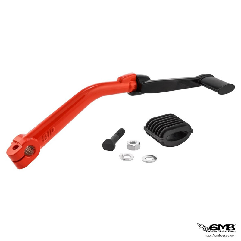 SIP Kickstart Lever, fold down for Vespa PX - Red