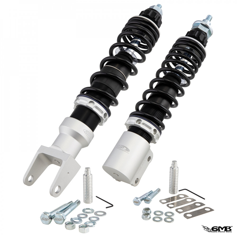 SIP Front u0026 Rear Shock Absorber PX Matt Silver - Pair