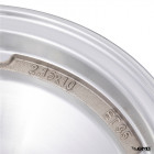 SIP Rim Tubeless 2.15-10" Aluminium Polished 4 Hole