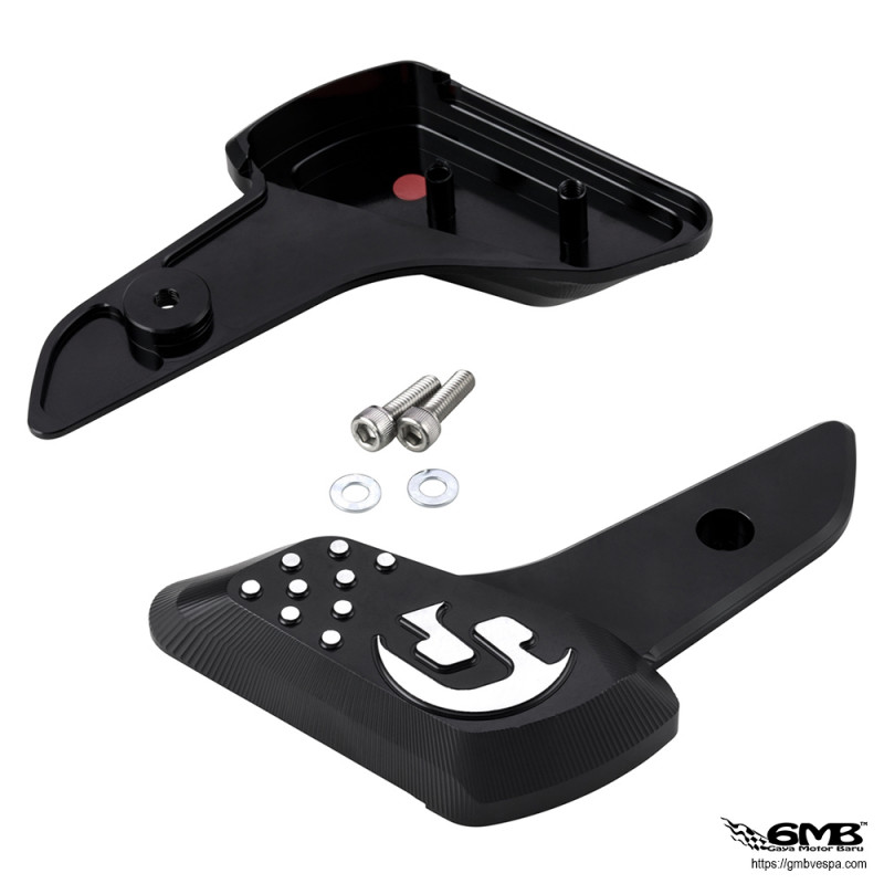 SIP Pordoi Footrest Vespa Primavera & Sprint Black Anodised SIP Pordoi Footrest Vespa Primavera & Sprint Black Anodised