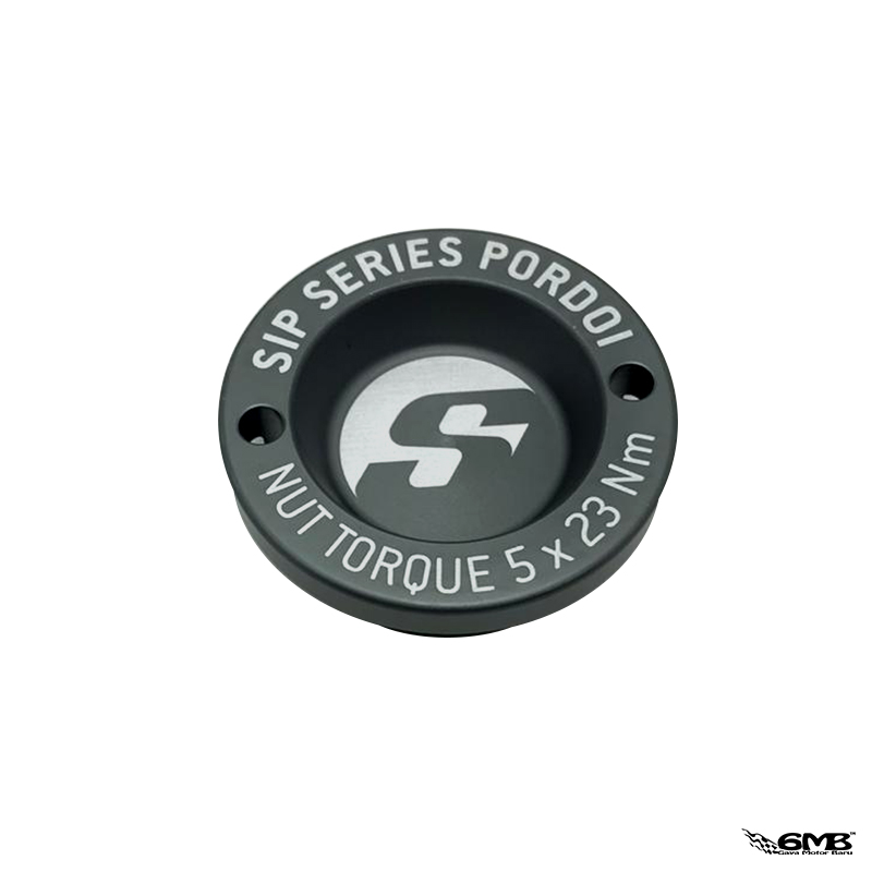SIP Pordoi Hub Nut Cover 12" Front Rim Vespa - Matt Grey