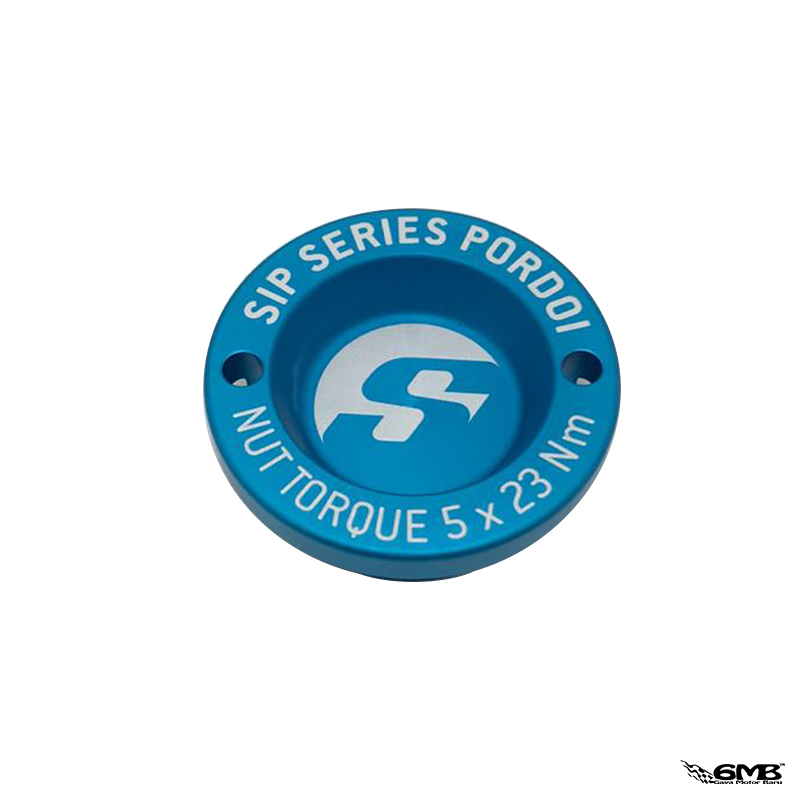SIP Pordoi Hub Nut Cover 12" Front Rim Vespa - Matt Blue