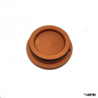 SIP Pordoi Hub Nut Cover 12" Front Rim Vespa - Matt Orange