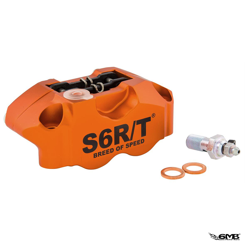 Stage6 Brake Caliper S6 R/T 4Piston Orange Color Stage6 Brake Caliper S6 R/T 4Piston Orange Color