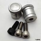 Tony Scooter Mirror Hole Cover Silver All Modern Vespa