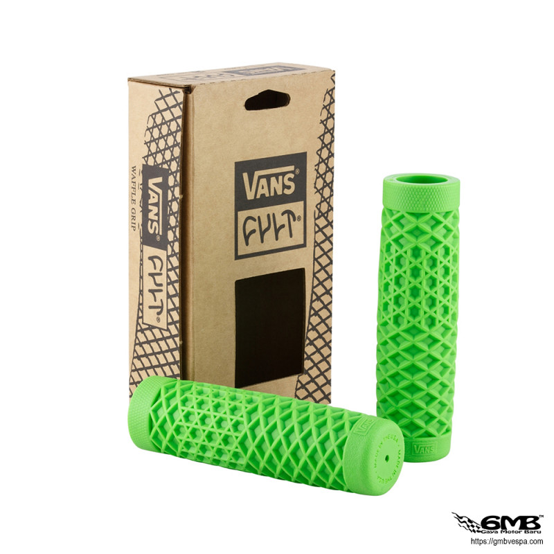 Vans Cult Waffle Grips for Universal Modern & Classic Vespa - Green