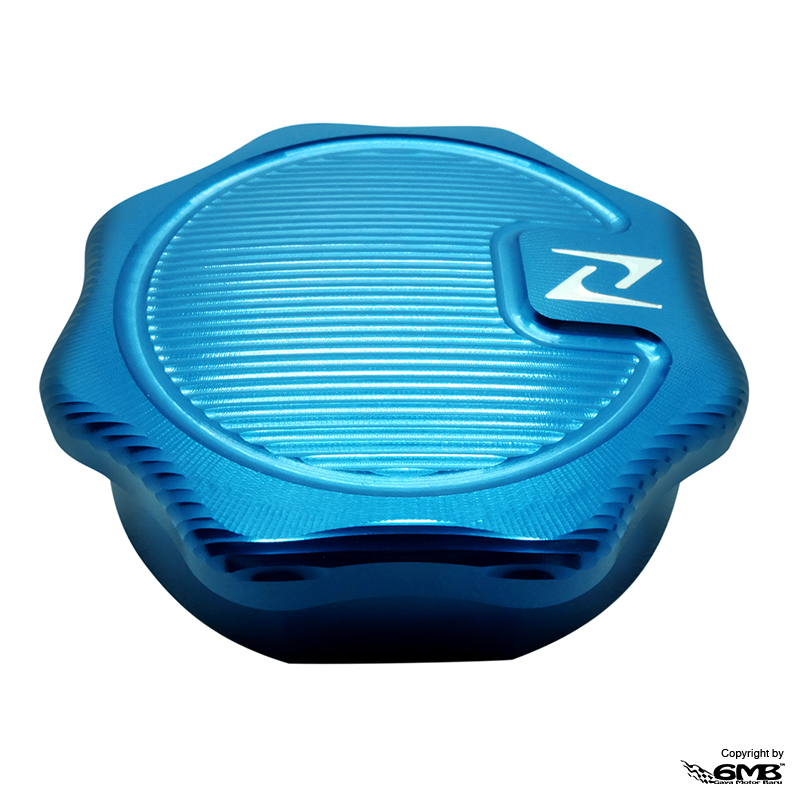 Zelioni Gasoline Cap 3D Vintage Blue