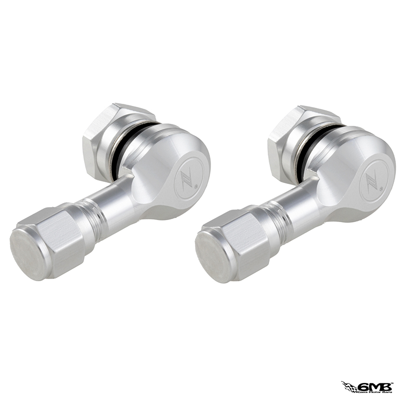 Zelioni CNC Slim Valve for Forge Wheel Set Silver Colour