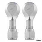 Zelioni CNC Slim Valve for Forge Wheel Set Silver Colour