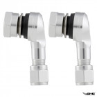 Zelioni CNC Slim Valve for Forge Wheel Set Silver Colour