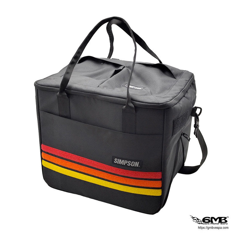 Simpson Helmet Bag 2026 Black Yellow Stripe
