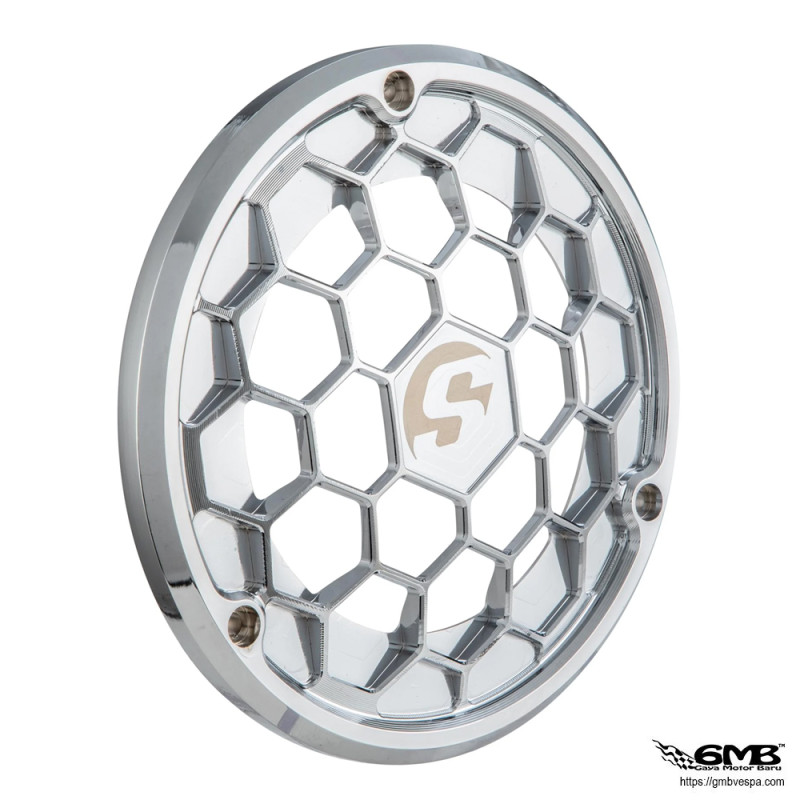 SIP Pordoi Cover Fan Honey Comb Chrome Vespa Sprint