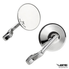 XStorm Bar End Mirror Round Chrome Universal Moder...