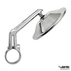 XStorm Bar End Mirror Round Chrome Universal Modern Vespa 