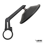 XStorm Bar End Mirror Round Matte Black Universal Modern Vespa 
