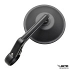 XStorm Bar End Mirror Round Matte Black Universal Modern Vespa 